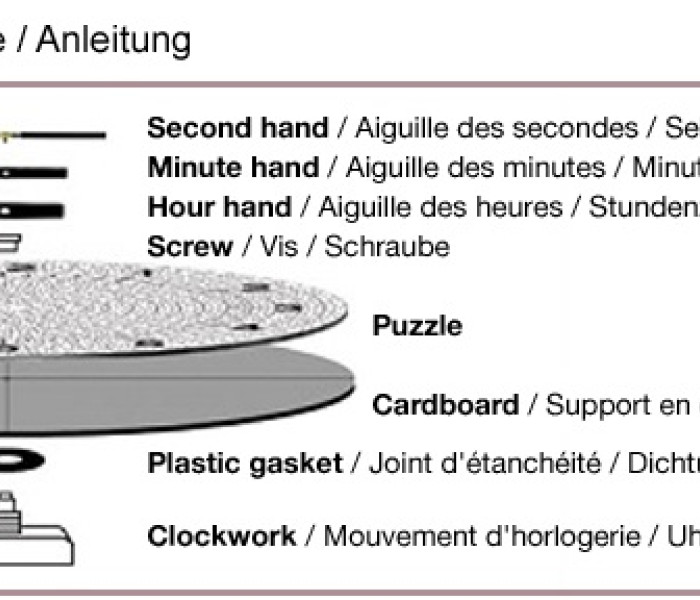 Puzzle - Art puzzle - Éjszakai tánc - Óra